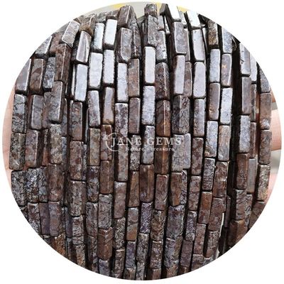 Grátis Cristal Natural Pedras preciosas Rectangular Cuboid contas de pedra solta contas de pedras acessórios Cube Bead espaçadores para jóias