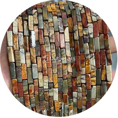 Grátis Cristal Natural Pedras preciosas Rectangular Cuboid contas de pedra solta contas de pedras acessórios Cube Bead espaçadores para jóias