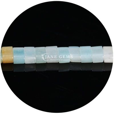 Grátis Pedras preciosas de cristal natural de facetas de contas retangulares de pedras soltas acessórios de contas de pedra de facetas de joias