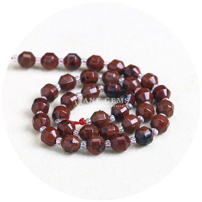 Atacado Cristal Natural Pedras preciosas Oliveira forma de contas Facetado Pedra solta contas Acessórios Rombus Bead Spacer