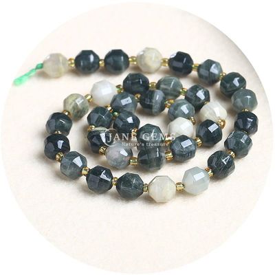 Atacado Cristal Natural Pedras preciosas Oliveira forma de contas Facetado Pedra solta contas Acessórios Rombus Bead Spacer