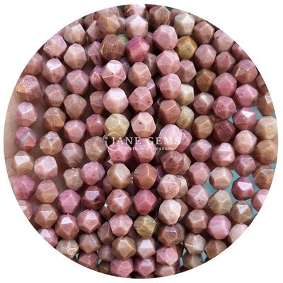 Grátis Cristal Natural Pedras preciosas Faceted Beads Faceted Loose Stone Bead Acessórios Rhombus Bead Spacer para jóias