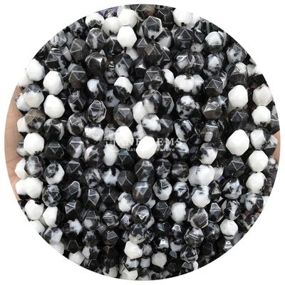 Grátis Cristal Natural Pedras preciosas Faceted Beads Faceted Loose Stone Bead Acessórios Rhombus Bead Spacer para jóias