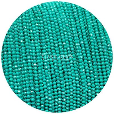 Pedras preciosas de cristal natural de facetas redondas de forma pequena Topaz vermelho Aventurina Fios de contas soltas para pulseiras