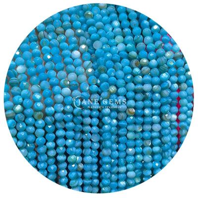 Pedras preciosas de cristal natural de facetas redondas de forma pequena Topaz vermelho Aventurina Fios de contas soltas para pulseiras