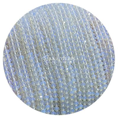 Pedras preciosas contas cristal natural de facetas redondas forma pequena citrino pedra solar fios de contas soltas para pulseiras