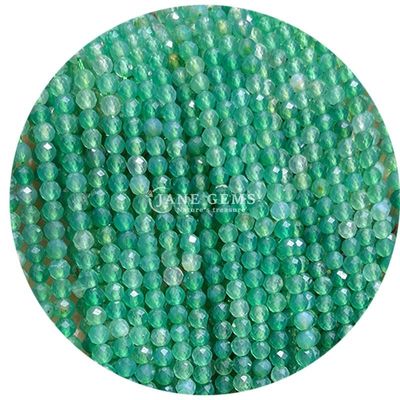 Pedras preciosas Cristal natural de facetas redondas Forma pequena Morganite preto Rutilizado Quartz Filamentos de contas soltas para pulseiras