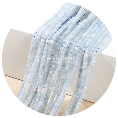 Grátis Pedra Loose Beads Natural Real Crystal Gemstone Loose Beads Quadrado Cubo Loose Beads para a Fabricação de Pulseiras