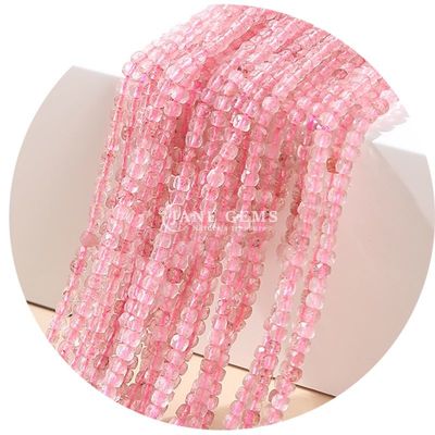 Grátis Pedra Loose Beads Natural Real Crystal Gemstone Loose Beads Quadrado Cubo Loose Beads para a Fabricação de Pulseiras