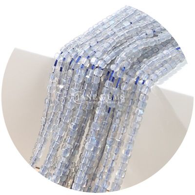 Grátis Pedra Loose Beads Natural Real Crystal Gemstone Loose Beads Quadrado Cubo Loose Beads para a Fabricação de Pulseiras
