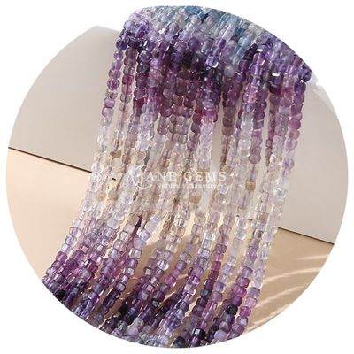 Grátis Pedra Loose Beads Natural Real Crystal Gemstone Loose Beads Quadrado Cubo Loose Beads para a Fabricação de Pulseiras