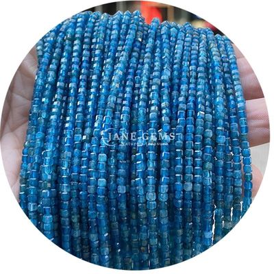 Grátis Pedra Loose Beads Natural Real Crystal Gemstone Loose Beads Quadrado Cubo Loose Beads para a Fabricação de Pulseiras