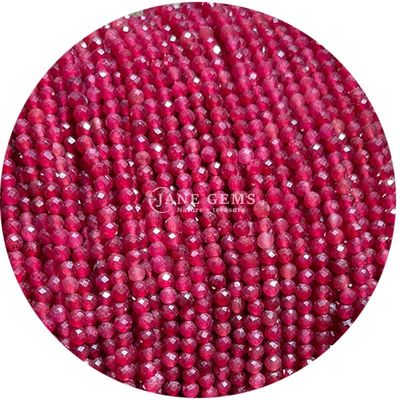 Quartz de morango rosa ópal gemas contas cristal natural facetas redondas forma pequena fio de contas soltas para pulseiras