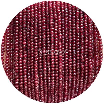 Diferentes tipos de gemas de calcedônia contas de cristal natural facetas de ábaco forma de pequenas filamentos de contas soltas para pulseiras
