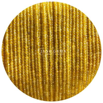 Diferentes tipos de gemas de calcedônia contas de cristal natural facetas de ábaco forma de pequenas filamentos de contas soltas para pulseiras