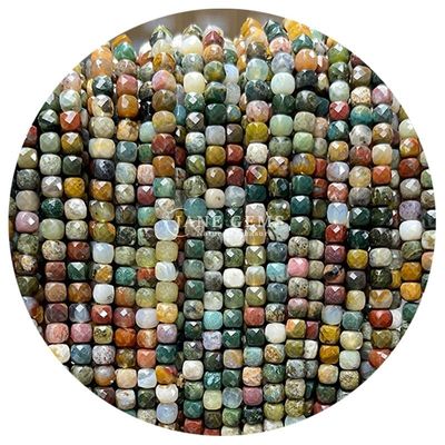 Atacado Pedra Natural Perlas Soltas Florita Pedra Cristalina Perlas Soltas Pedra de Lua Perlas Soltas Espaçadores para Joias Diy