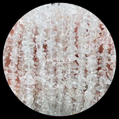 Quartzo claro Ametista gemas contas cristal natural forma irregular chip cascalho pedra solta fios de contas para pulseiras