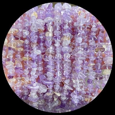 Citrino Negro Gemas Rutiladas Bolas Cristal Natural Forma Irregular Chips Cascalho Pedra Losa Filamentos de Bolas Para Pulseiras