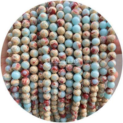 Gráfico de Pedra Natural Bolas Rondas 8mm Rosa Zebra Jaspe Bolas Rondas Turmalina Bolas Redondas Espaçadores Para Joias