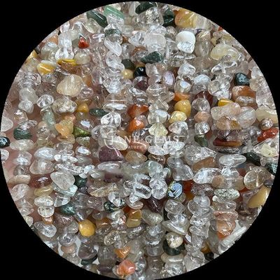 Roxa Ágata gemas contas cristal natural forma irregular chip cascalho pedra solta fios de contas para pulseiras