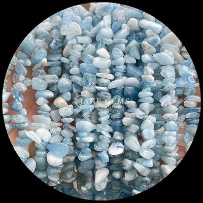 Aquamarinas Fluorita Gemas de contas Cristal Natural Forma Irregular Chips Cascalho Pedra Solta Fios de contas Para Pulseiras