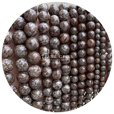 Atacado Pedra Preta Natural Bolas Rondas 8mm Hematite Bolas Rondas Lava Pedra Redonda Ágata Bolas Espaçadores para Joias M