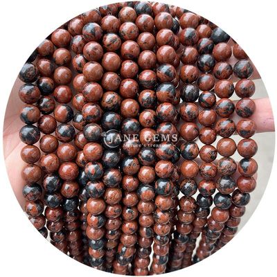 Atacado Pedra Preta Natural Bolas Rondas 8mm Hematite Bolas Rondas Lava Pedra Redonda Ágata Bolas Espaçadores para Joias M