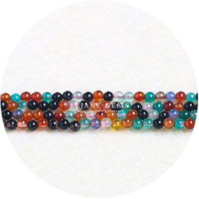 GRÁTIS PERAS RUNDAS DE JEUALES NATURAIS 8 mm MULTICOLORES PERAS RUNDAS DE AGATE PERAS RUNDAS DE TOURMALINE SPACER para joalharia