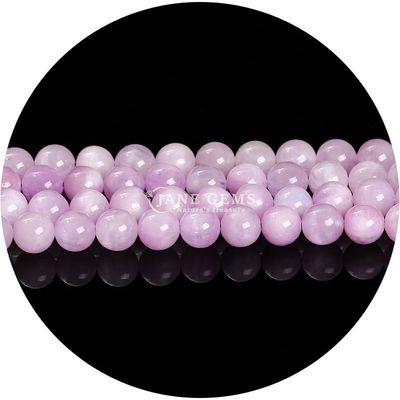 Atacado Natural 2A Flor de ameixa Turmalina Redonda Grãos soltos Moonstone Florite Sunstone Grãos espaçadores para jóias