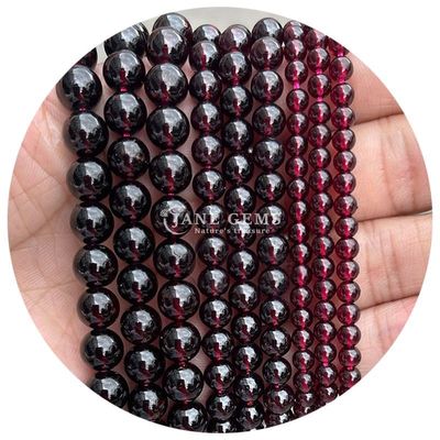 Atacado Natural 2A Flor de ameixa Turmalina Redonda Grãos soltos Moonstone Florite Sunstone Grãos espaçadores para jóias