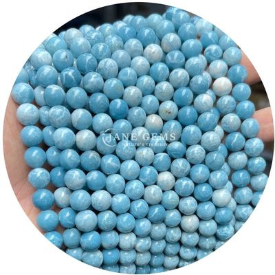 Atacado Natural 2A Turmalina Redonda Bolas Soltas Moonstone Bolas Soltas de Pedra Arco-íris Fluorito Bolas Espaçadores para jóias