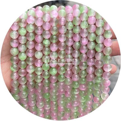 Gráfico de grânulos de pedras preciosas naturais pérolas largas redondas 8 mm de gesso azul pérolas largas redondas de hematita pérolas espaçadores para fabricação de jóias