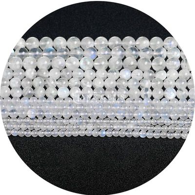 Gráfico de grânulos de pedras preciosas naturais pérolas largas redondas 8 mm de gesso azul pérolas largas redondas de hematita pérolas espaçadores para fabricação de jóias