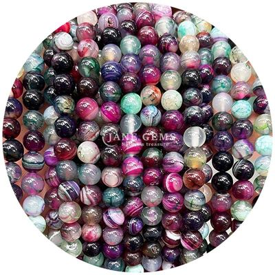 Gráfico de grânulos de pedras preciosas naturais pérolas largas redondas 8 mm de gesso azul pérolas largas redondas de hematita pérolas espaçadores para fabricação de jóias