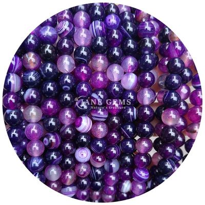 Gráfico de grânulos de pedras preciosas naturais pérolas largas redondas 8 mm de gesso azul pérolas largas redondas de hematita pérolas espaçadores para fabricação de jóias