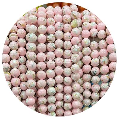 Atacado Pedras de Pedra Preta Naturais Bolas Rondas 8mm Multicolor Limpa de Ágata Limpa Bolas Redondas Espaçadores para jóias