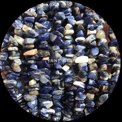 Sodalite Mookite Gems Bead Natural Crystal Forma Irregular Chip Gravel Stone Loose Bead Strands Para Pulseiras