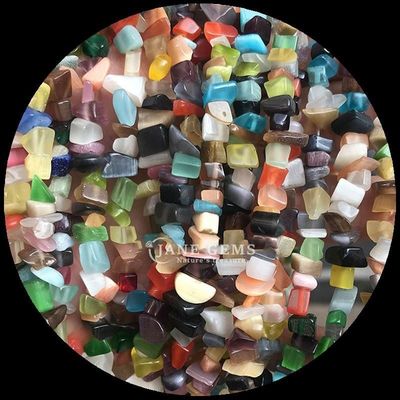 Turmalina Natural Turquesa Bolas Cristal Natural Forma Irregular Chip Cascalho Pedra Solta Filamentos de Bolas Para Pulseiras