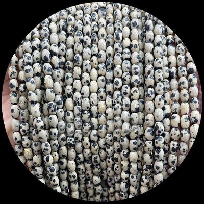Ágata indiana ponto verde limão jade gem Bead natural cristal arroz forma de pedra fios de contas soltas para pulseiras