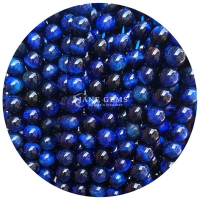 Atacado Pedra Natural Bolas Rondas Soltas 8mm Bolas Soltas de Olho de Tigre Rosa Vermelho Bolas Rondas de Olho de Tigre Espaçadores para jóias