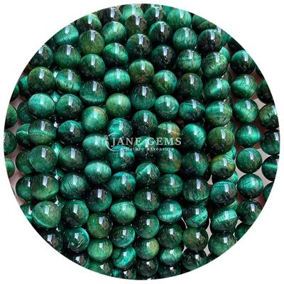 Atacado Pedra Natural Bolas Rondas Soltas 8mm Bolas Soltas de Olho de Tigre Rosa Vermelho Bolas Rondas de Olho de Tigre Espaçadores para jóias
