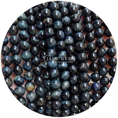 Atacado Pedra Natural Bolas Rondas Soltas 8mm Bolas Soltas de Olho de Tigre Rosa Vermelho Bolas Rondas de Olho de Tigre Espaçadores para jóias