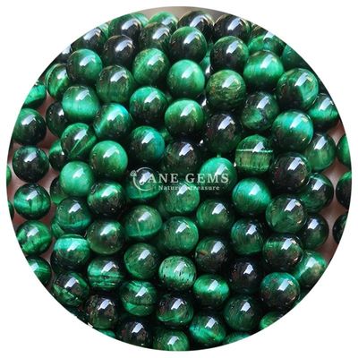 Atacado Pedra Natural Bolas Rondas Soltas 8mm Bolas Soltas de Olho de Tigre Rosa Vermelho Bolas Rondas de Olho de Tigre Espaçadores para jóias