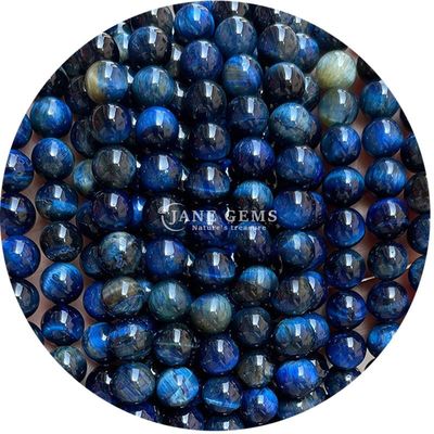 Atacado Pedra Natural Bolas Rondas Soltas 8mm Bolas Soltas de Olho de Tigre Rosa Vermelho Bolas Rondas de Olho de Tigre Espaçadores para jóias