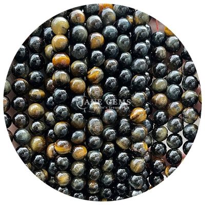 Atacado Pedra Natural Bolas Rondas Soltas 8mm Bolas Soltas de Olho de Tigre Rosa Vermelho Bolas Rondas de Olho de Tigre Espaçadores para jóias