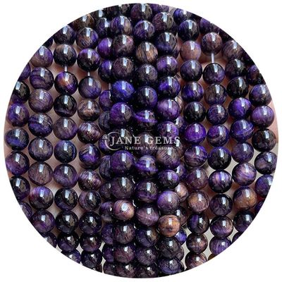 Atacado Pedra Natural Bolas Rondas Soltas 8mm Bolas Soltas de Olho de Tigre Rosa Vermelho Bolas Rondas de Olho de Tigre Espaçadores para jóias