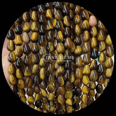 Jaspe Vermelho Opalite Olho de Tigre Gem Bead Natural Cristal de Água gota Forma Pedra Loose Bead Filamentos Para Pulseiras