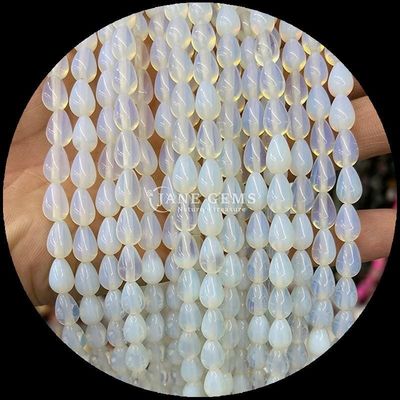 Jaspe Vermelho Opalite Olho de Tigre Gem Bead Natural Cristal de Água gota Forma Pedra Loose Bead Filamentos Para Pulseiras