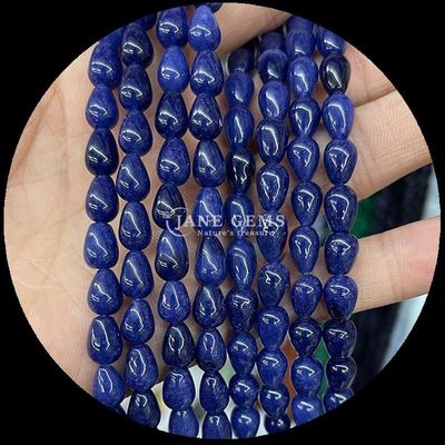 Lapis Lazuli Verde Aventurine Gem Bead Natural Crystal Water Drop Shape Stone Loose Bead Strands Para Pulseiras