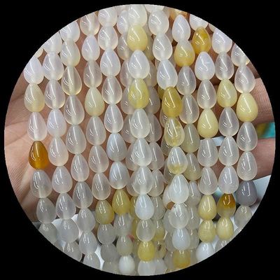 Lapis Lazuli Verde Aventurine Gem Bead Natural Crystal Water Drop Shape Stone Loose Bead Strands Para Pulseiras